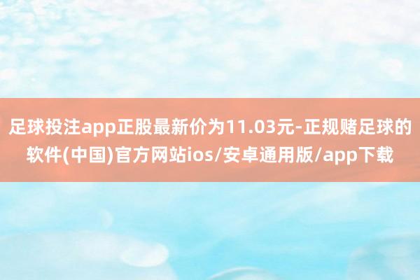 足球投注app正股最新价为11.03元-正规赌足球的软件(中国)官方网站ios/安卓通用版/app下载